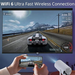 HY300 PRO 4K Projector – Android 11 Dual WiFi | 1080P & 1280x720P HD Home Theater for Premium Cinema Experience