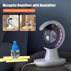 3-in-1 Electric Mosquito Repellent | Air Humidifier, Mosquito Zapper, and Colorful Night Light for a Healthier Environment | USB-Powered for Home & Office