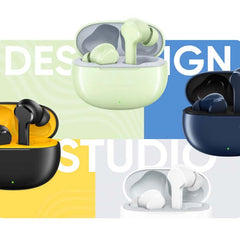 T110 Buds – Noise Cancelling Wireless Earbuds with 38H Playtime, Deep Bass, Bluetooth 5.3, IPX5 Waterproof – Premium Black In-Ear Headphones