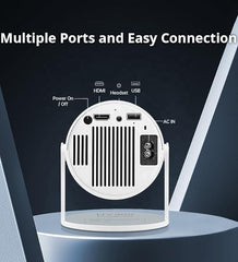 HY300 PRO 4K Projector – Android 11 Dual WiFi | 1080P & 1280x720P HD Home Theater for Premium Cinema Experience