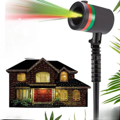 Indoor & Outdoor Laser Light Projector – Starry Landscape Spotlight with Thousands of Dazzling Patterns, Weatherproof Design for Parties, Holidays, Christmas & Year-Round Décor