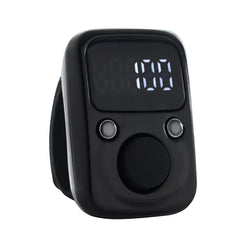 Digital LED Hand Tally Counter | Rechargeable Electronic Clicker with Luminous Display for Prayer, Stitch Marking, and Counting Tasks | Compact & Portable | Black
