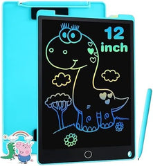 12-Inch LCD Writing Tablet | Magnetic Drawing Pad for Kids | Educational Doodle Board Toy with Stylus | Perfect Gift for Ages 2–6+ | Blue
