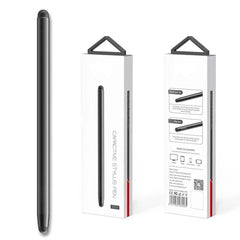 ST01 Dual-Tip Stylus Pen – Precision Capacitive Touchscreen Stylus with Fine Tip & Soft Mesh Tip for Tablets, PCs, Smartphones & Drawing Apps (Black)