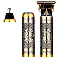 3-in-1 Rechargeable Men's Grooming Kit - High-Performance Trimmer with T-Blade, Anti-Pinch System, USB Type-C Fast Charging for Hair, Beard & Body Grooming