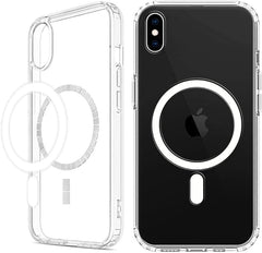 Compatible Magnetic Phone Case with Camera Control – Military-Grade Shockproof Protection for iPhone X, Xs, Xs Max & Xr