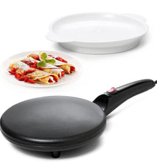 Electric Pancake & Crepe Maker with Auto Power-Off | Non-Stick Hot Plate, Automatic Temperature Control for Pancakes, Crepes, Omelets, and More