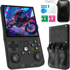 R36MAX Retro Handheld Console – 128GB Storage, 22,000 Preloaded Games, 4" 4K IPS Screen, Open-Source Linux System, Portable Multi-Colour Classic Gaming Device