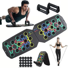 12 in 1 Compression Training Plate Machine | All-in-One Body Building Tool with Arch Board & Stands for Effective Home Fitness Training for Men and Women