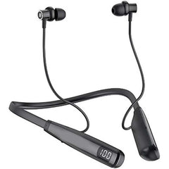 OSP 3 Bluetooth Neckband – 50 Hours Playtime, Stereo Sound with Deep Bass, TF Card Support, Bluetooth 5.4, Type-C Fast Charging, Lightweight Skin-Friendly Wireless Earphones