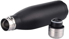 Stainless Steel Double Wall Cola Water Bottle | 500ml Maroon Vacuum Flask | Keeps Drinks Hot & Cold up to 4 Hours | Model Black-05