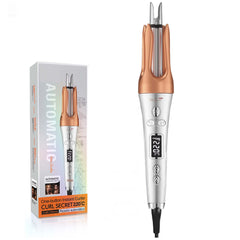 Auto Hair Curler with Ceramic-Aluminum Barrel – 360° Rotating Cord, Hair-Friendly Negative Ion Technology for Salon-Quality Curls, Lazy Waves & Big Volumes at Home