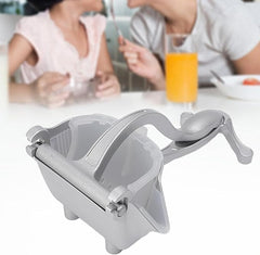 Silver Efficient Non-Lemon Fruit Presser | Durable Manual Aluminum Alloy Squeezer