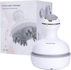 Smart 4D Electric Head Massager | Scalp & Body Massager with 4 Rotating Heads & 84 Nodes | Relieves Stress, Boosts Circulation & Stimulates Hair Growth