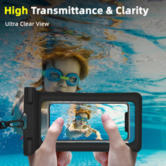 Waterproof Phone Pouch, IPX8 Waterproof Cell Phone Case for All Mobile Phones | Essential Dry Bag with Touchscreen-Friendly Design for Beach, Cruise, Swimming, and Outdoor Activities