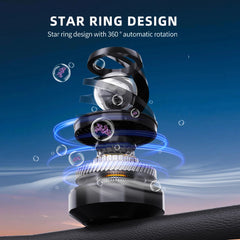 Solar Car Air Freshener – Rotating Fragrance Diffuser with Solar-Powered Motion, Auto Deodorizer & Stylish Decorative Ornament for Fresh Driving Experience (Multi-Colour Car Perfume)