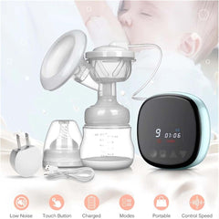 Electric Breast Pump – Portable, Rechargeable & Hands-Free Breastfeeding Pump, Comfortable Silent Operation for Home, Office & Travel, Multi-Colour, Discreet Milk Expression Design