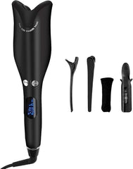 Spin N Curl Ceramic Rotating Hair Curler | Automatic Curling Iron for Effortless Curls & Waves | Fast Heating, Safe & Easy-to-Use Hair Styling Tool
