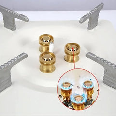 Mini Camping Stove | 3500W Portable Gas Burner with Overvoltage Protection & Safety Device | Compact Outdoor Cooking Stove (Available in Black & White)