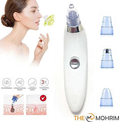 Blackhead & Whitehead Remover Electric Facial Beauty Machine – Deep Pore Cleansing Vacuum with Adjustable Suction, Rechargeable Skincare Tool for Smooth, Clear & Healthy Skin