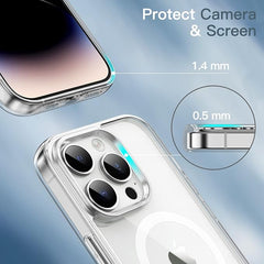 Compatible Magnetic Phone Case with Camera Control – Military-Grade Shockproof Protection for iPhone 14, 14 Plus, 14 Pro & 14 Pro Max