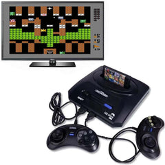 16-Bit Video Game Console – 400 Built-in Classic Games, HDMI 4K Ultra HD Output, Plug & Play Retro Gaming System with 2 Controllers for Kids & Family