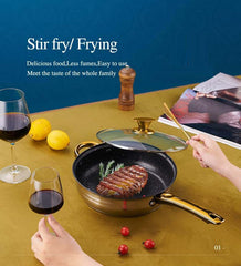 12-Piece Stainless Steel Cookware Set - Induction Compatible, Dishwasher Safe Pots & Pans with Cool-Touch Handles, Includes Saucepan, Stockpot & Kitchen Essentials