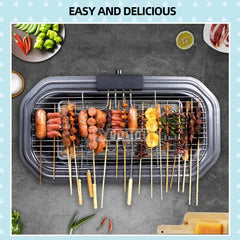 Electric Table Top Grill Griddle – 1800W Non-Stick Hotplate Cooker for Indoor & Outdoor Use – Ideal for Kitchen, BBQ, Camping, Parties & Family Gatherings