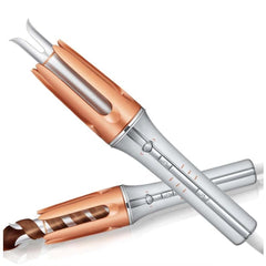 Fully Automatic Hair Curler – Negative Ion Technology for Effortless Styling, Create Lazy Curls & Big Waves with Hair-Friendly Ceramic Barrel, Fast Heating Electric Styler