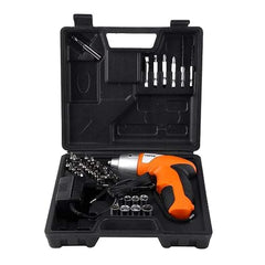 Rechargeable Electric Screwdriver | 3.6V Cordless Screw Gun with LED Light | 1300mAh Li-ion Battery | Compact, Dual-LED Power Tool for DIY & Home Repairs