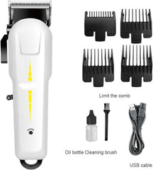 Professional Rechargeable Hair Trimmer | Cordless Electric Grooming Tool for Men | Precision Cutting, Sleek Design, and Long Battery Life