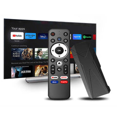 Universal TV Stick with Alcatel Voice Remote – Smart Streaming Device for Google, YouTube, Fire TV, Netflix, Prime Video, Disney+ & More with Voice Control