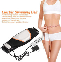 Electric Vibrating Slimming Belt | Adjustable Waist Massage Belt | Fat Burning & Body Toning Equipment for Abdomen, Hips, and Waist Slimming at Home