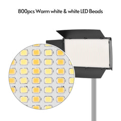 LED-800 LED Video Light | Professional Photography Light Panel for Studio and On-Location Shooting