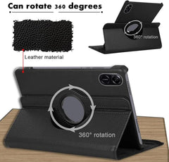 360° Rotating PU Leather Case for Honor Pad X9/X8 Pro 11.5" – Smart Stand Cover with Multi-Angle Viewing, Anti-Fall Protection & Auto Sleep/Wake (Multi-Color)