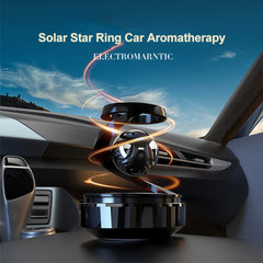 Solar Car Air Freshener – Rotating Fragrance Diffuser with Solar-Powered Motion, Auto Deodorizer & Stylish Decorative Ornament for Fresh Driving Experience (Multi-Colour Car Perfume)
