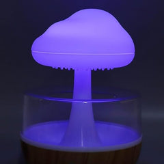 Rain Cloud Humidifier | 450ml Portable Mini Cool Mist Humidifier | USB LED Air Diffuser for Baby Bedroom, Office, Travel & Home Use