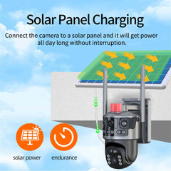 VC13-4G PRO WiFi Solar Camera – 6MP/8MP AI 4G Outdoor CCTV, Full-Color Night Vision, SIM Card Support – Wireless Security Surveillance System