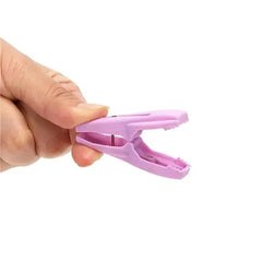 Plastic Clothes Pins Laundry Clips | 40 Pcs Colorful Clothespins with Bag, 2-Inch Small Clothespins for Hanging Clothes – 4 Colors