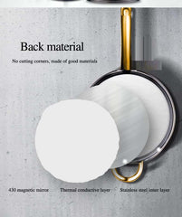 12-Piece Stainless Steel Cookware Set - Induction Compatible, Dishwasher Safe Pots & Pans with Cool-Touch Handles, Includes Saucepan, Stockpot & Kitchen Essentials