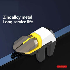 6-Finger Mobile Game Controller | High-Precision Trigger Joysticks for PUBG, Free Fire & Call of Duty | Gaming Grip for iOS & Android Phones