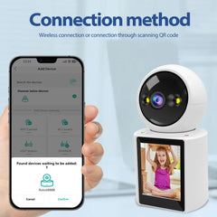 4K 6MP Smart PTZ IP Camera with AI Human Detection, Color Night Vision, Motion Tracking & One-Click Video Calling for Home Security and Remote Monitoring