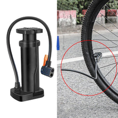 Portable Mini Foot Pump for Bikes, Motorcycles, and Electric Cars | High-Pressure Aluminum Alloy Air Inflator with Foot Pedal, Compact and Durable Design