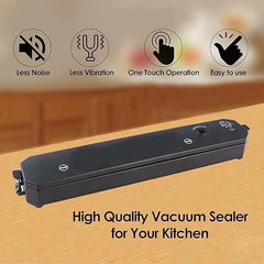 Powerful 90W Vacuum Sealer Machine | Automatic Air Sealing System for Meats, Fruits & Vegetables | Preserve Freshness & Reduce Waste Effortlessly