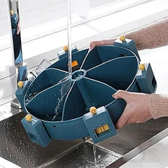 Wall-Mounted 6-Grid Dry Food Dispenser | Cereal, Rice, Candy, Coffee Bean, Snack, and Grain Storage Container