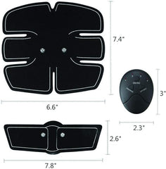 Vest Line Abdominal Muscle Sticker | Black Six-Pack Stimulator for Sculpting & Toning