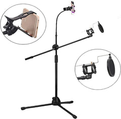 SJ-10 Tripod Microphone Stand | Durable & Adjustable Stand for Studio & Stage