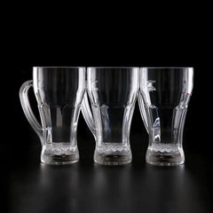 Acrylic LED Flashing Color Changing Glass | Water Activated Light-Up Beer Mug, Whiskey Cup for Parties, Bar, and Events