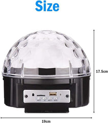 LED Disco Lights Party Lights | Rotating Crystal Magic Ball for Vibrant Celebrations