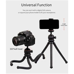 Mini Flexible Tripod – Portable Phone & Camera Stand with Adjustable Bendable Legs | Universal Mount for Tabletop, Vlogging, Selfies, YouTube & Photography (Lightweight & Durable)